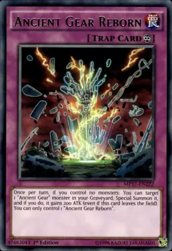 Ancient Gear Reborn - Rare 1st Edition MP17-EN222 - NM - YuGiOh - Image 1