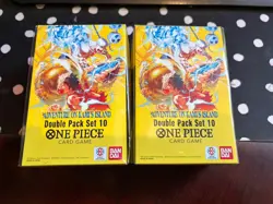 One Piece OP15: Adventure On Kamis Island Double Pack Set 10 English SEALED x2 - Image 1