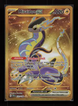 Miraidon ex 253/198 Hyper Rare Scarlet & Violet Pokemon Near Mint - Image 1