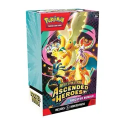 Pokemon TCG: Mega Evolution-Ascended Heroes Booster Bundle (6 Packs) New Sealed! - Image 1