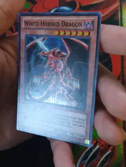 White-Horned Dragon - LCYW-EN164 - Super Rare - 1st Edition Yugioh LP - Image 3