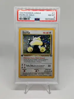 1999 Pokemon Jungle 1st Edition Snorlax Holo 11/64 - Image 1