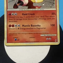 Pokemon Magmortar 16/95 Holo Rare – Call of Legends 2011 - Image 2
