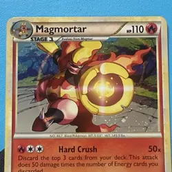 Pokemon Magmortar 16/95 Holo Rare – Call of Legends 2011 - Image 3