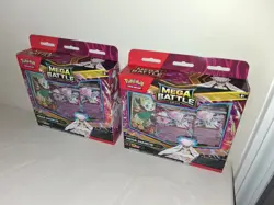 2 SEALED NEW Pokemon Mega Battle Deck Mega Diancie - Image 1
