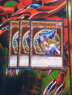 x3 Dark Magician Girl - LEDD-ENA02 - Common - 1st Edition Yugioh LP - Image 1
