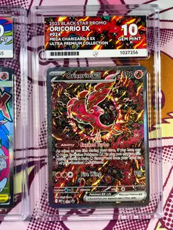 Pokemon - Mega Charizard x ex MEP 023 & Oricorio ex MEP 024 - Graded - ACE 10 - Image 3