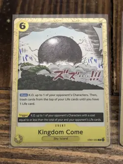 Kingdom Come EB01-059 One Piece TCG Card English Memorial Collection playset - Image 4
