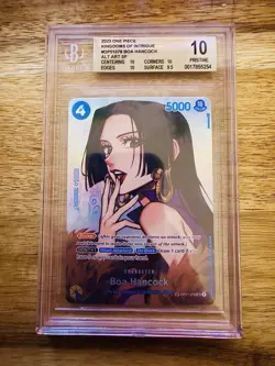 2023 One Piece Kingdoms Of Intrigue Boa Hancock Sp BGS 10 English OP01-078 OP04 - Image 1