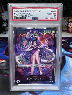 2024 One Piece JAPANESE Boa Hancock Alternate Art Leader OP-07-038 PACKFRESH - Image 1