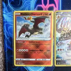 Pokemon Radiant Charizard, Magmortar, Mareep Lot English - 3 Cards - Image 3