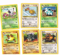 POKEMON TEAM JUNGLE SET bundle of 6 UNCOMMON cards. (GTF#36) - Image 1