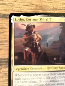 Lotho, Corrupt Shirriff - NM - MTG - The Lord of the Rings - LTR - ENG - Image 2