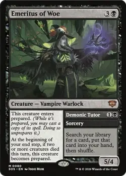 Emeritus of Woe - 80 - NM - Secrets of Strixhaven - Image 1