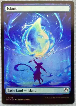 Island (Full Art) *FOIL* - Basic Land - MTG Secrets of Strixhaven SOS #268 NM - Image 1