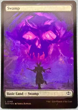 Swamp (Full Art) *FOIL* - Basic Land - MTG Secrets of Strixhaven SOS #269 NM - Image 1