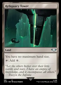 Near Mint x 1 Reliquary Tower - Surge Foil Commander: Warhammer 40,000 Variants - Image 1
