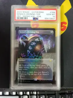 Magic MTG Sensei's Divining Top 2X2 Showcase Foil #398 PSA 10 Gem Mint - Image 1