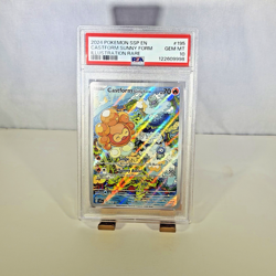 2024 POKEMON SSP EN-SURGING SPARKS ILLUSTRATION RARE CASTFORM SUNNY FORM PSA 10 - Image 1