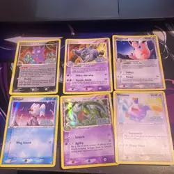 Pokemon EX Crystal Guardians Lot of 6 Sableye Dusclops Grovyle Wingull Whismur - Image 1
