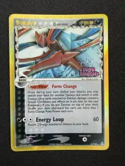 Pokemon Deoxys (Attack Forme) Holon Phantoms [Delta Species] Reverse Holo STAMP - Image 1
