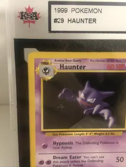 Haunter Base Set 29/102 - EX Condition Pokemon Card KSA 5 - Image 2