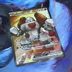 Pokemon TCG Destined Rivals Regirock Ex 214 Ultra Rare Holo - Image 2