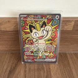 Meowth ex 121/088 ENGLISH Special Illustration Rare - Perfect Order SIR Pokemon - Image 1