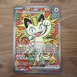 Meowth ex 121/088 ENGLISH Special Illustration Rare - Perfect Order SIR Pokemon - Image 3