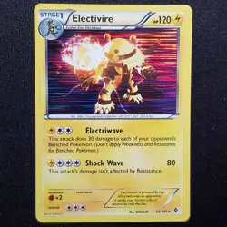 Electivire 54/149 Holo Rare Boundaries Crossed Pokemon Lightly Played - Image 1