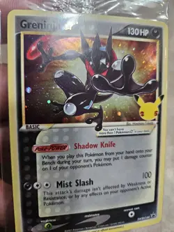 SWIRL SEALED Greninja Gold Star SWSH144 Black Star Promos Holo Pokemon 2021 NM - Image 3