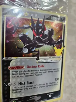 SWIRL SEALED Greninja Gold Star SWSH144 Black Star Promos Holo Pokemon 2021 NM - Image 4