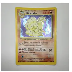 Ninetales 12/102 Base Set Holo Rare Holo English 1999 - MP - Image 1