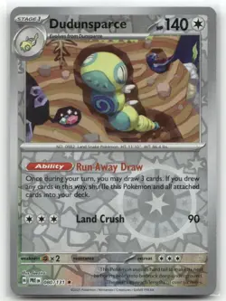 Dudunsparce 080/131 Reverse Holo Prismatic Evolutions Pokemon TCG - Image 1