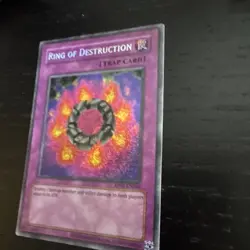 Ring of Destruction Yu-Gi-Oh Card Mint Condition Pack Fresh - Image 3