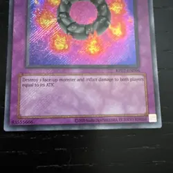 Ring of Destruction Yu-Gi-Oh Card Mint Condition Pack Fresh - Image 5