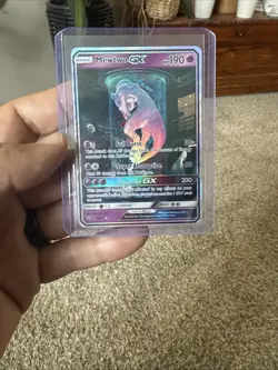 2017 Pokemon Mewtwo Gx Shining Legends 78/73 Shiny Holo Rare Full Art Gx - Image 1