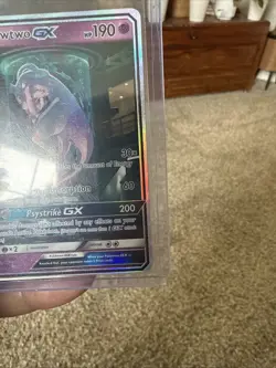 2017 Pokemon Mewtwo Gx Shining Legends 78/73 Shiny Holo Rare Full Art Gx - Image 5