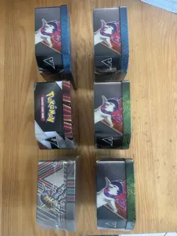 Pokemon TCG 6x Tins SEALED - Hidden Potential, Divergent Powers & V Strikers - Image 5