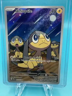 Pokemon Helioptile 143/132 Holo Illustration Rare - Mega Evolution - Image 1