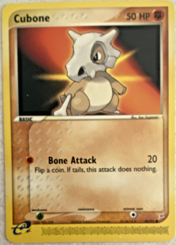 Pokemon Cubone 40/95 Team Magma/Aqua Common Regular 50 HP Bone Attack - Image 1