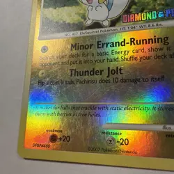 Pokemon 2007 Pachirisu Diamond & Pearl 35/130 Reverse Stamp - Image 4