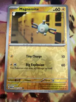 Pokemon TCG Magnemite Scarlet & Violet - 151 081/165 Reverse Holo Uncommon - Image 1