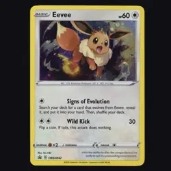 Eevee SWSH042 Cosmos Holo Black Star Promo Pokemon TCG NM - Image 1