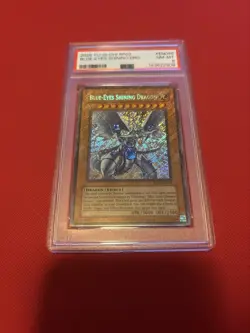 Graded 8 Blue-Eyes Shining Dragon RP02-EN096 Retro Pack 2-Unlimited Edition 2025 - Image 3