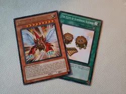 Yugioh RYMP Winged Kuriboh LV9 Rare & The Flute Of Summoning Kuriboh Common - Image 2