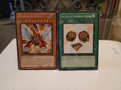 Yugioh RYMP Winged Kuriboh LV9 Rare & The Flute Of Summoning Kuriboh Common - Image 3