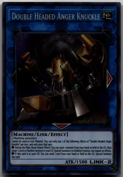 Double Headed Anger Knuckle Secret Rare Battles of Legend: Hero's Revenge BLHR-E - Image 1