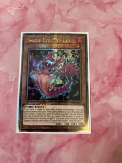 Yugioh: Snake-Eyes Poplar - Quarter Century Secret Rare - PHNI-EN012 - NM - Image 1