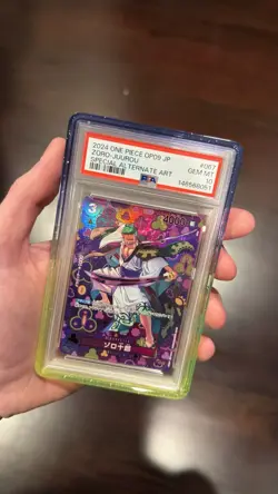 Special Alternate Art Zoro-Juurou One Piece OP09 Japanese SP OP05-067 R PSA 10 - Image 1